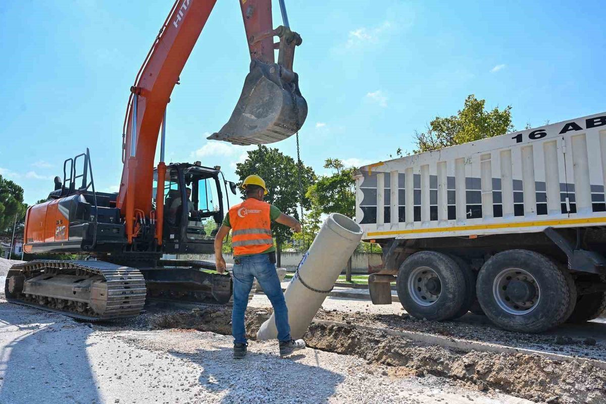 Bursa Nilüfer'de yeni yağmur suyu hattı altyapı projesi hakkında detaylar,
