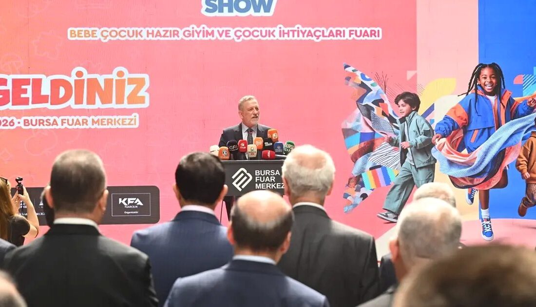 Bursa'da Bebek ve Çocuk Konfeksiyonu Fuarı, sektörün önde gelen markalarını