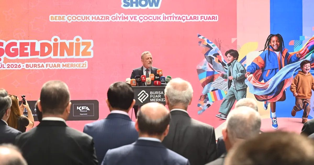 Bursa'da Bebek ve Çocuk Konfeksiyonu Fuarı, sektörün önde gelen markalarını