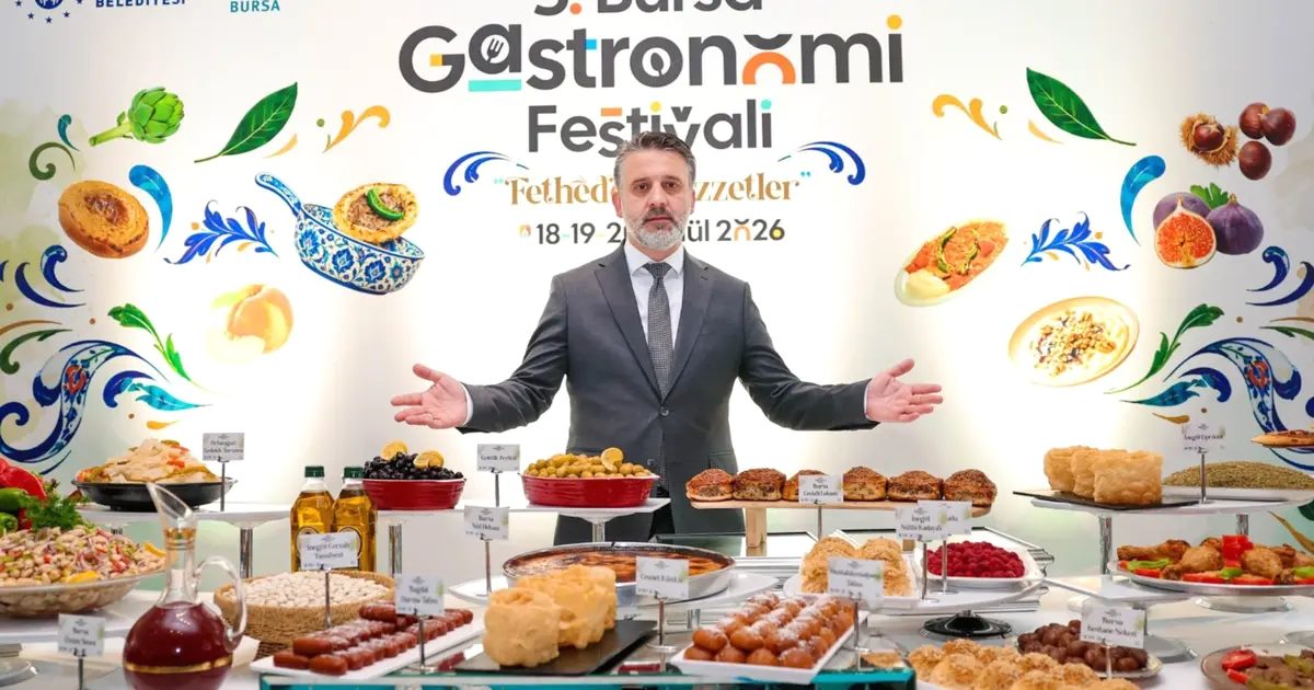 Bursa'da düzenlenen Gastronomi Festivali, yerel lezzetleri ve UNESCO'nun gastronomi mirasını
