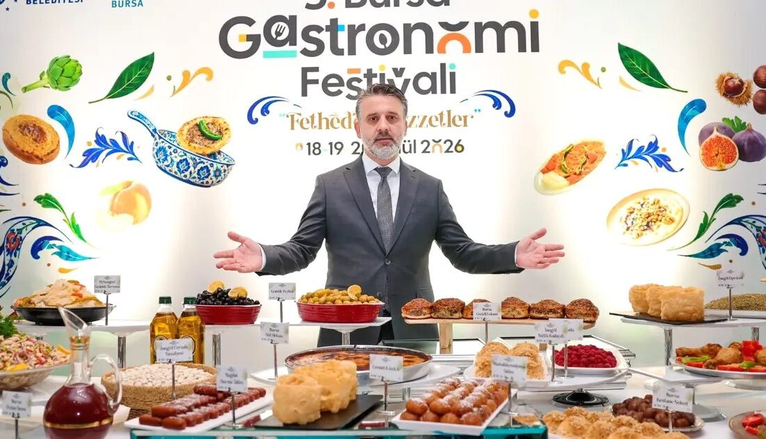 Bursa'da gerçekleştirilen Gastronomi Festivali'nin tanıtımı yapıldı. Geleneksel lezzetler ve gastronomi
