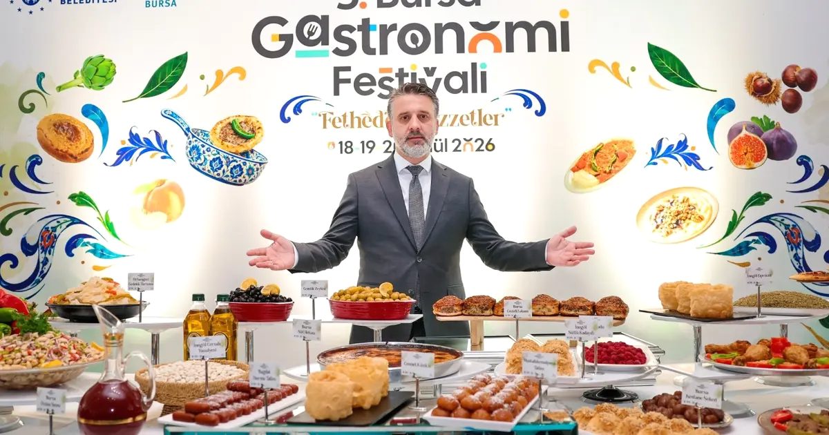 Bursa'da gerçekleştirilen Gastronomi Festivali'nin tanıtımı yapıldı. Geleneksel lezzetler ve gastronomi