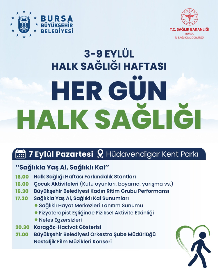 Bursa’da Halk Sağlığı Haftası Programı