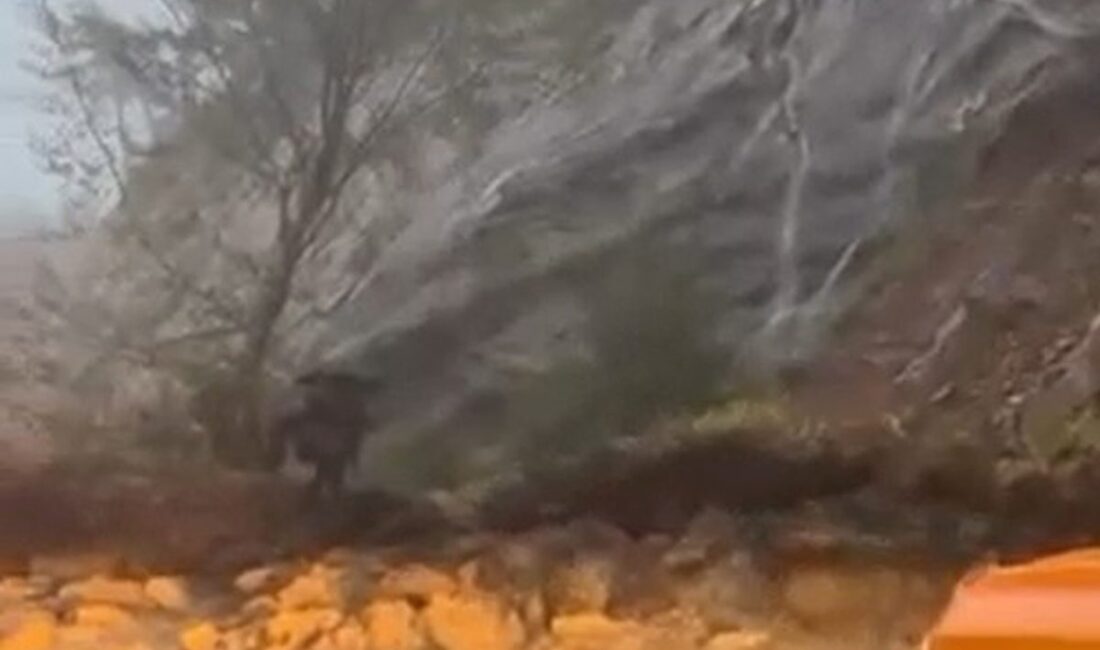 Bursa'da yaşanan heyelan nedeniyle yol ulaşıma kapandı. Güncel bilgileri takip