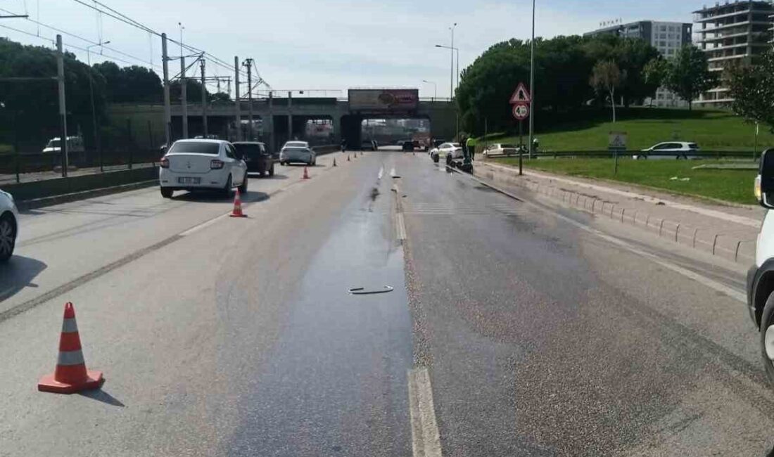 Bursa'da kimyasal madde kazası sonrası güvenlik alarmı devreye girdi. Olayın