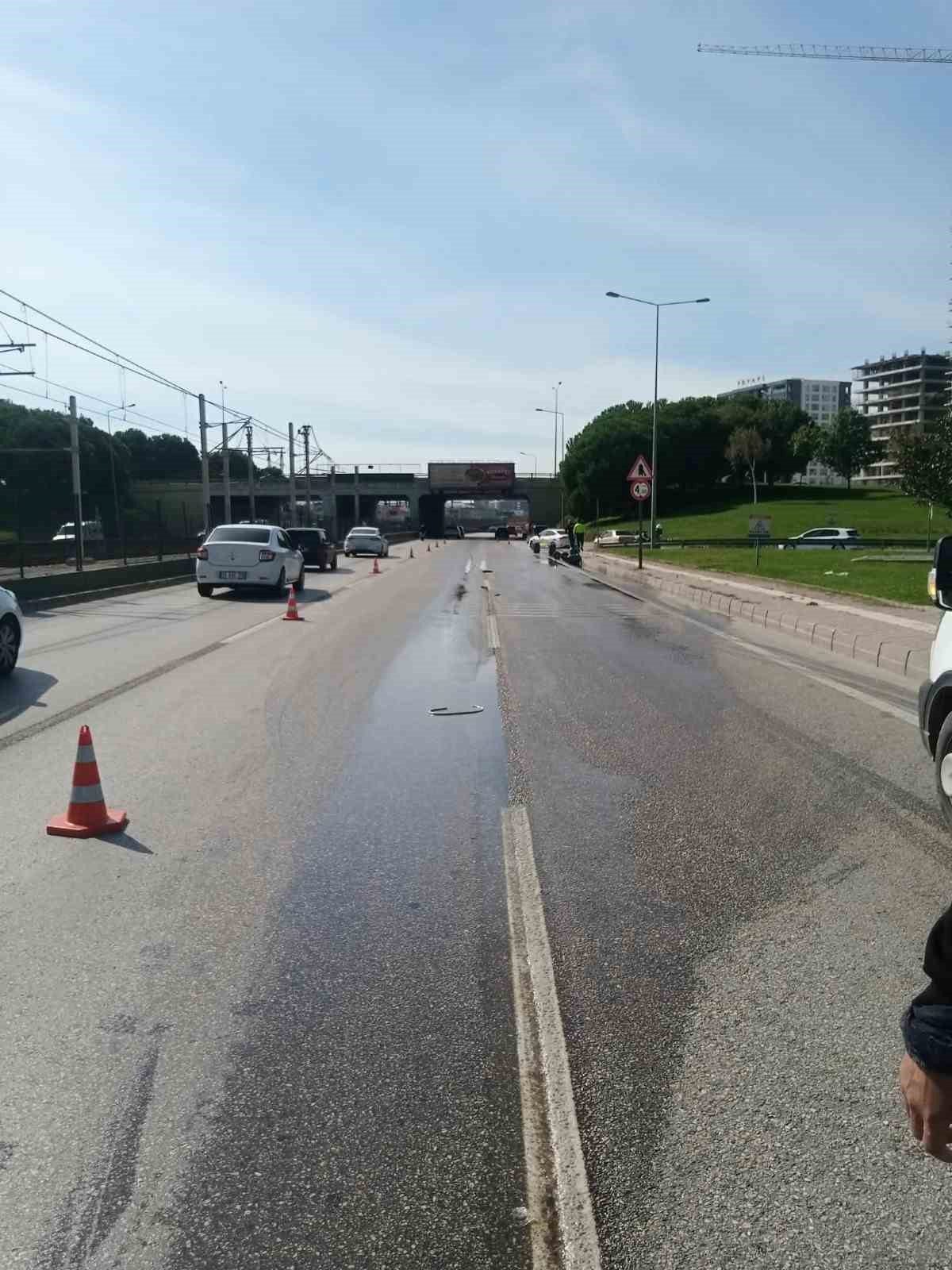 Bursa'da kimyasal madde kazası sonrası güvenlik alarmı devreye girdi. Olayın