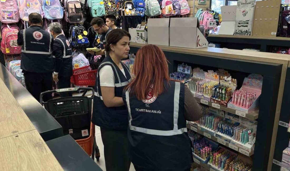 Bursa'da kırtasiye denetimleri sıklaştırılarak, kalite ve güvencesine yönelik çalışmalar artırıldı,