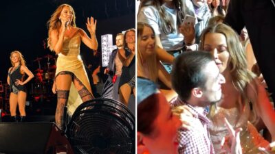 Bursa'da gerçekleşen konser anında duygusal ve unutulmaz anlar, müzik tutkunlarının