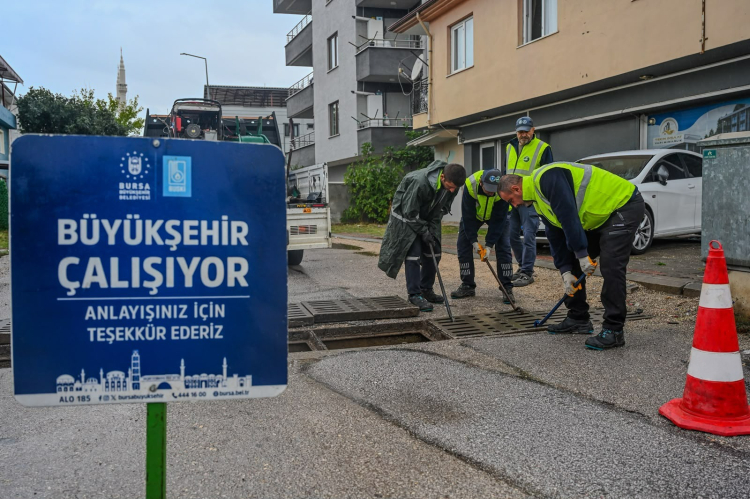 Bursa’da Kuvvetli Yağışlara Karşı Önlemler