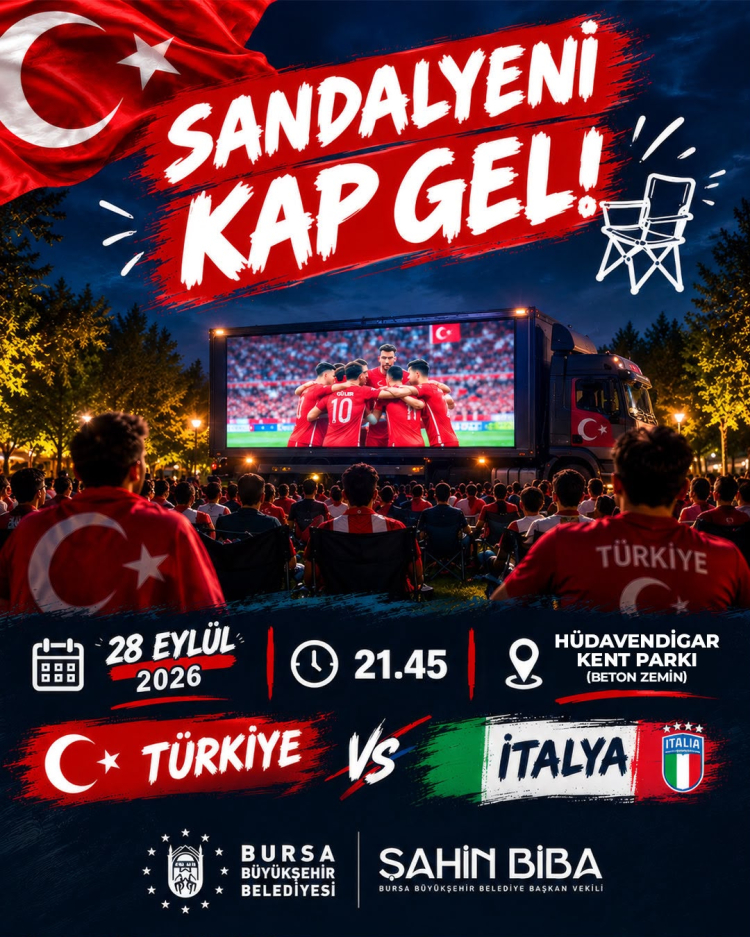 Bursa'da Milli Takım Maçına Büyük İlgi