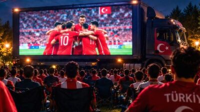 Bursa'da milli takım maçı büyük ilgiyle izlendi. Etkinlik hakkında detaylar