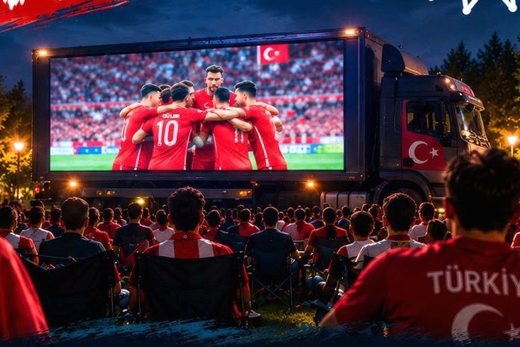 Bursa'da milli takım maçı büyük ilgiyle izlendi. Etkinlik hakkında detaylar