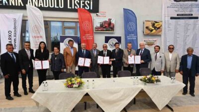 Bursa'da tarım meslek liseleri arasında iş birliği protokolü ile tarımsal