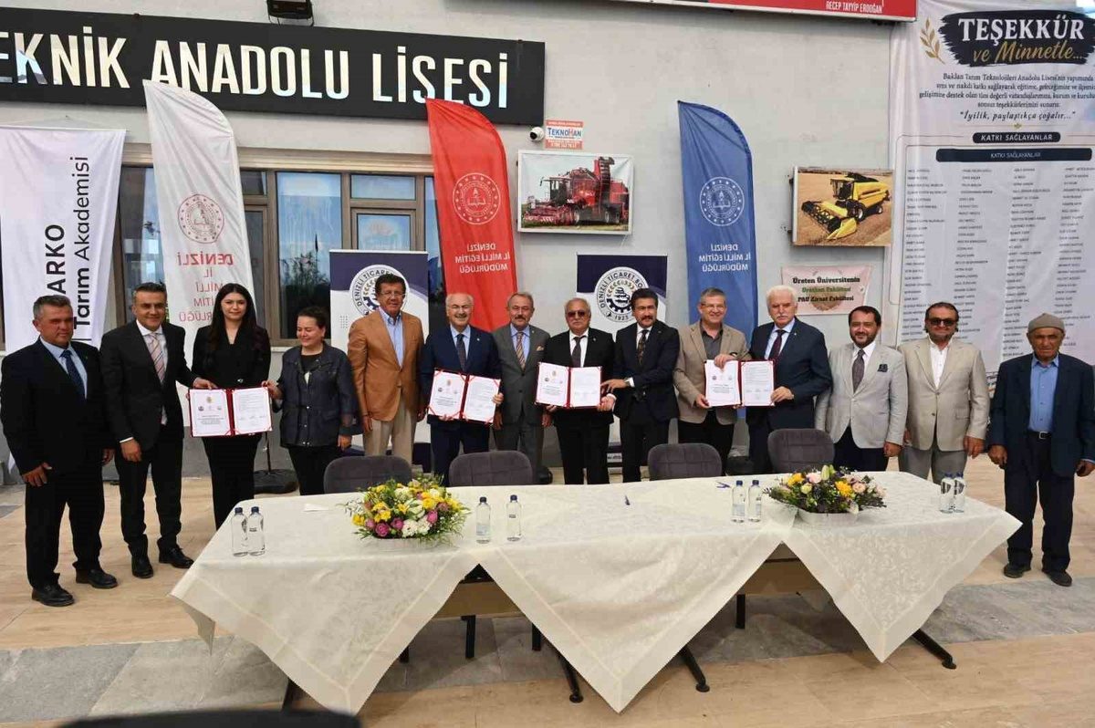 Bursa'da tarım meslek liseleri arasında iş birliği protokolü ile tarımsal
