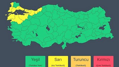 Bursa'da yağışlı hava uyarısı yapılmıştır. Güncel hava durumu ve yağış