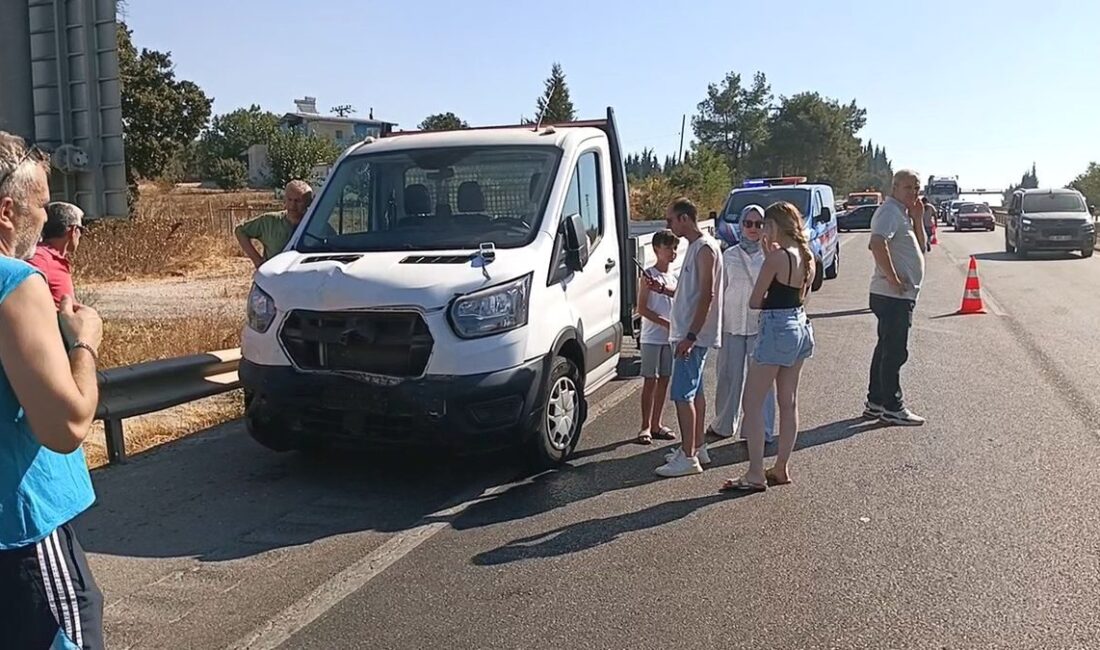 Bursa'da yakıt sızıntısı trafik kazasına yol açtı; olay yerinde güvenlik