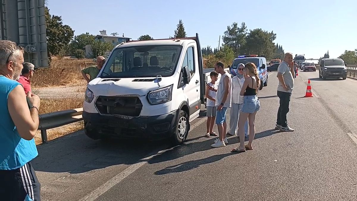 Bursa'da yakıt sızıntısı trafik kazasına yol açtı; olay yerinde güvenlik