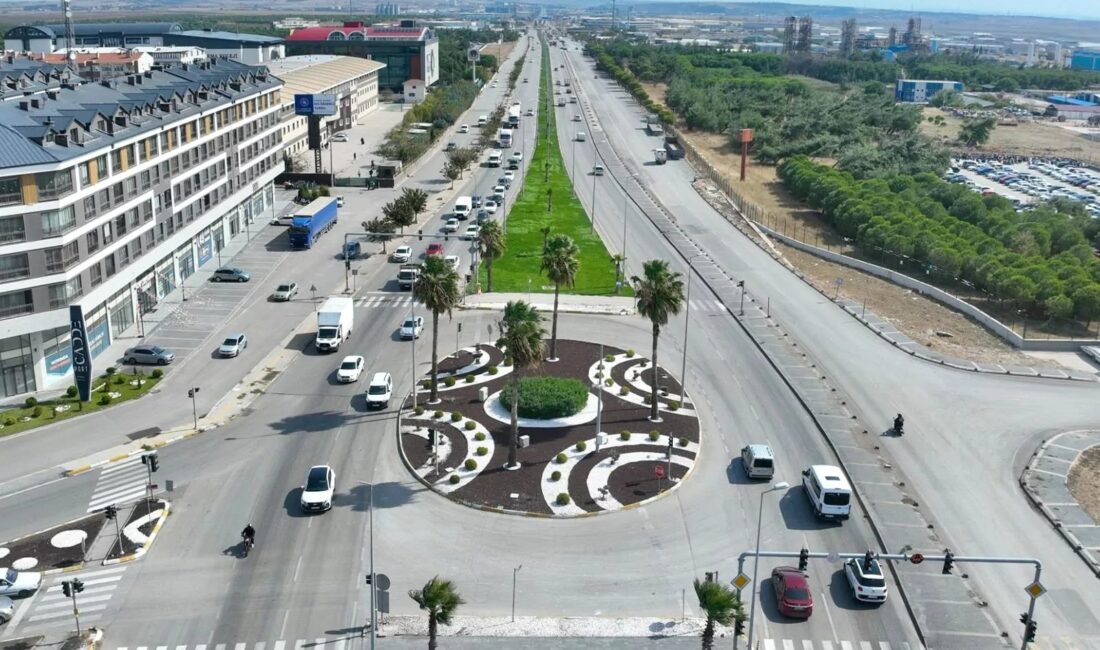 Bursa'da yeni çevre düzenlemesi tamamlanmış olup, kente estetk ve fonksiyonellik