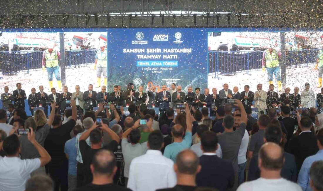Bursa'da yeni tramvay hattı temel atma töreni gerçekleşti. Şehir ulaşımında