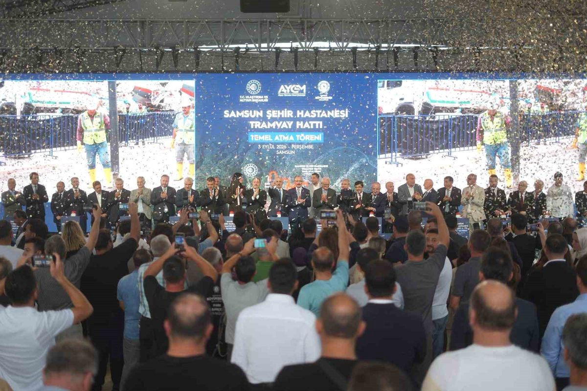 Bursa'da yeni tramvay hattı temel atma töreni gerçekleşti. Şehir ulaşımında