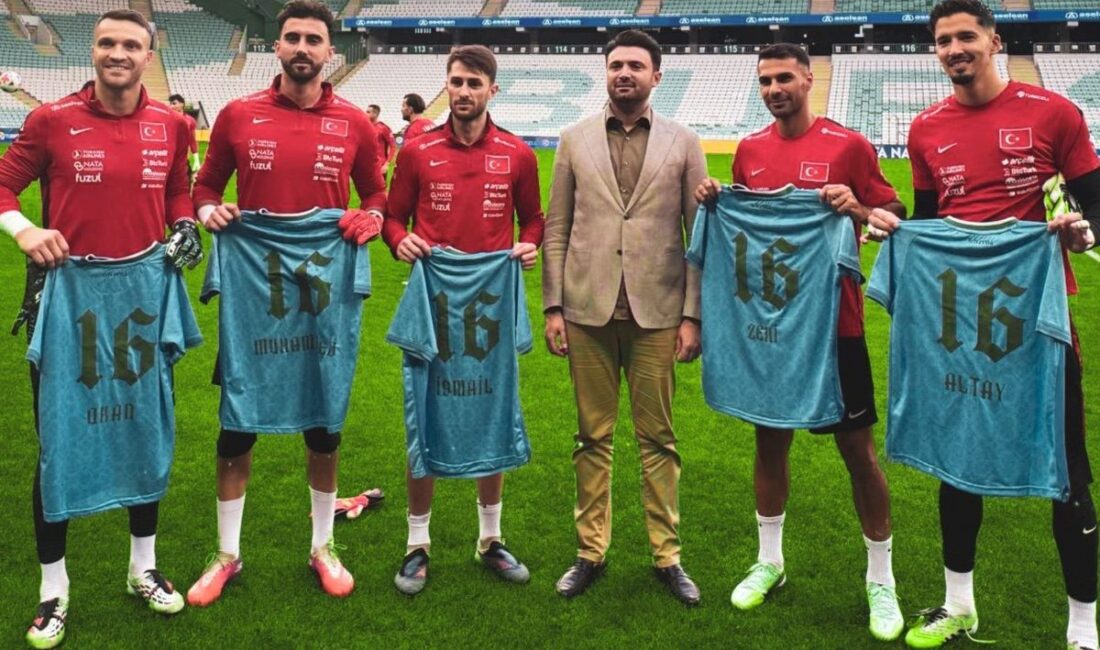 Bursaspor Başkanı, milli takıma verdiği destek ve teşvikle kulübümüzün birlik