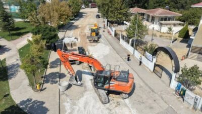 Bursa Büyükşehir Belediyesi, il genelinde sürdürdüğü altyapı ağını genişletme ve