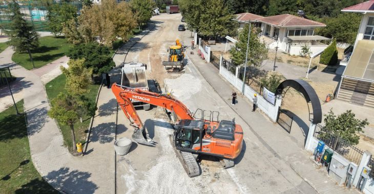 Bursa Büyükşehir Belediyesi, il genelinde sürdürdüğü altyapı ağını genişletme ve