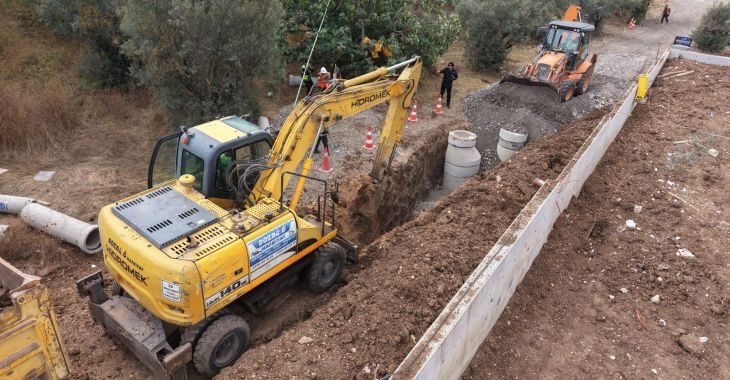 Bursa Büyükşehir Belediyesi, Mudanya’nın Bademli ve Çağrışan mahallelerinde 1,6 kilometrelik