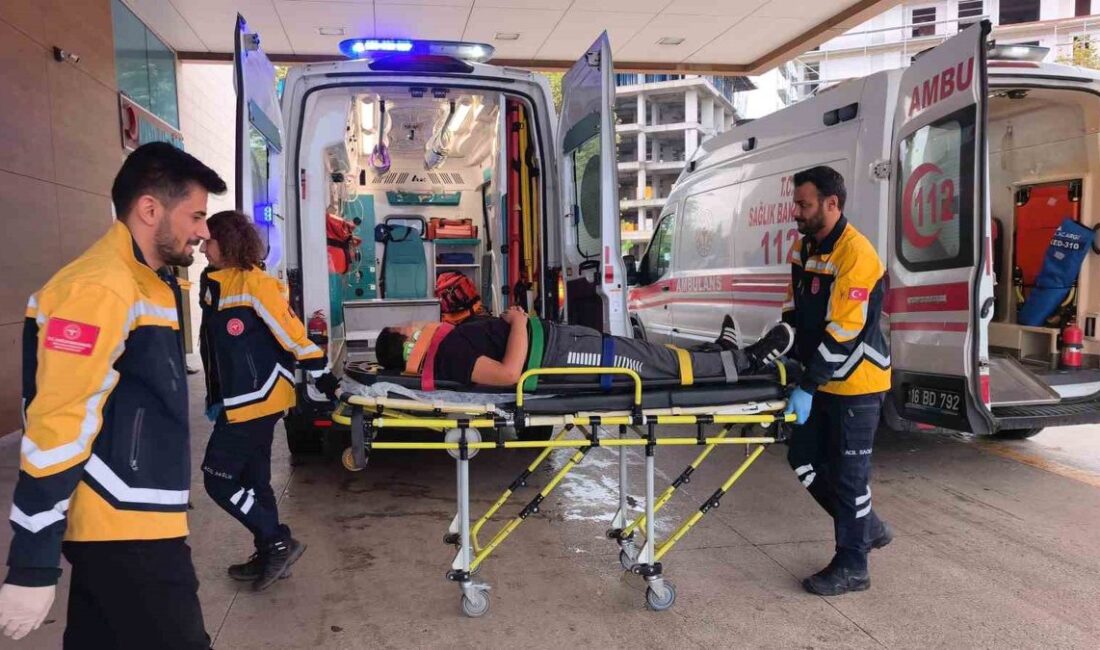 İnegöl'de çocuk merdivenden düşerek hayati tehlikesi ile hastaneye kaldırıldı. Güvenlik