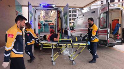 İnegöl'de çocuk merdivenden düşerek hayati tehlikesi ile hastaneye kaldırıldı. Güvenlik