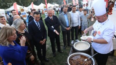 İnegöl’de gerçekleştirilen Gastronomi Festivali, yerel lezzetlerin tanıtımı ve kültürel zenginliklerin