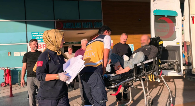 İnegöl'de orman işçisi kazası: 6 parmak kopması