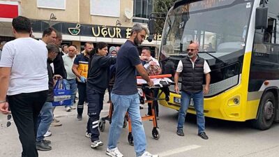 İnegöl'de otobüsün yaya çarpması sonucu 68 yaşında kadın yaralandı. Olayla