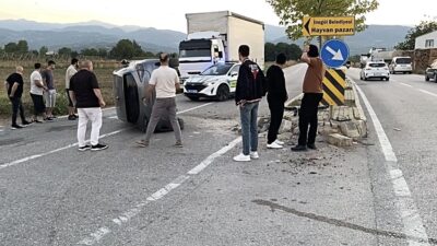 İnegöl'de meydana gelen trafik kazasında bir kişi yaralandı. Detaylar için