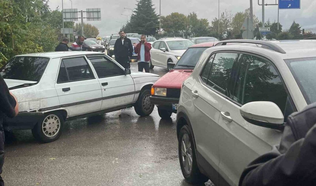 İnegöl'de zincirleme kaza sonrası olay tamamen kontrol altına alınmış ve
