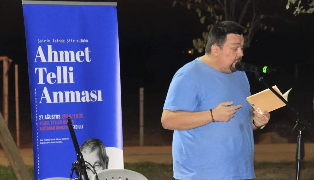 Nilüfer'de gerçekleştirilen Ahmet Telli Anması etkinliği, şairin edebi mirasına saygı