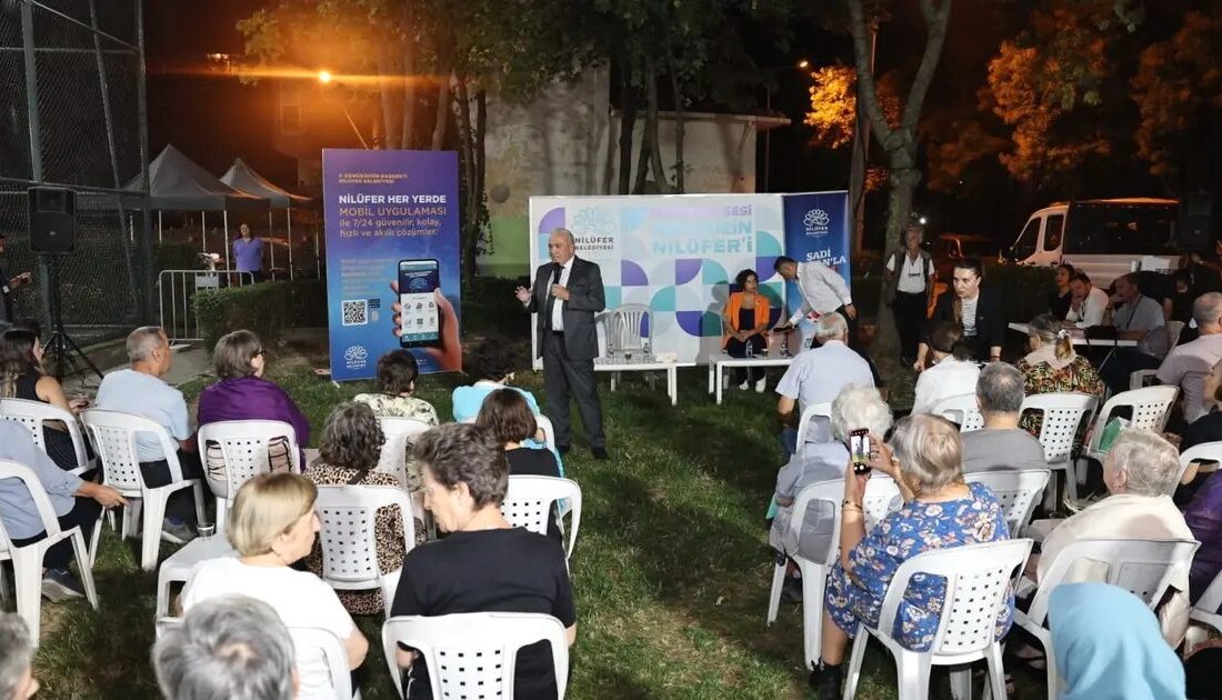 Nilüfer'de gerçekleşen “Şadi Başkan’la Akşam Çayı” etkinliğiyle, samimi ve resmi