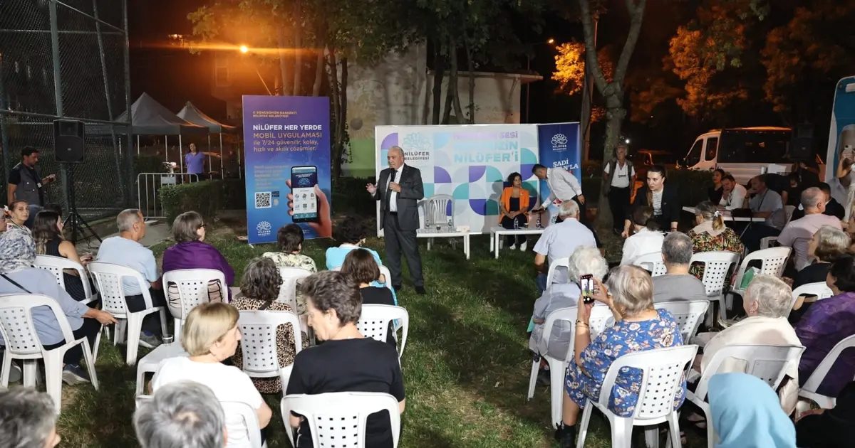 Nilüfer'de gerçekleşen “Şadi Başkan’la Akşam Çayı” etkinliğiyle, samimi ve resmi