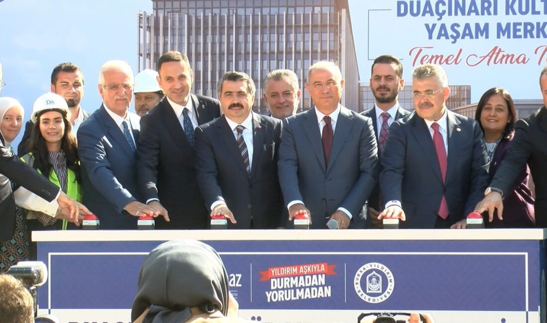 Yıldırım'da Duaçınarı Kültür Merkezi'nin temeli atıldı. Bölgenin kültürel zenginliği ve