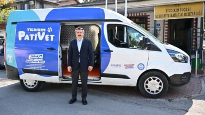 Yıldırım'da sahipsiz hayvanlara mobil destek hizmetleri ile acil yardım, besleme