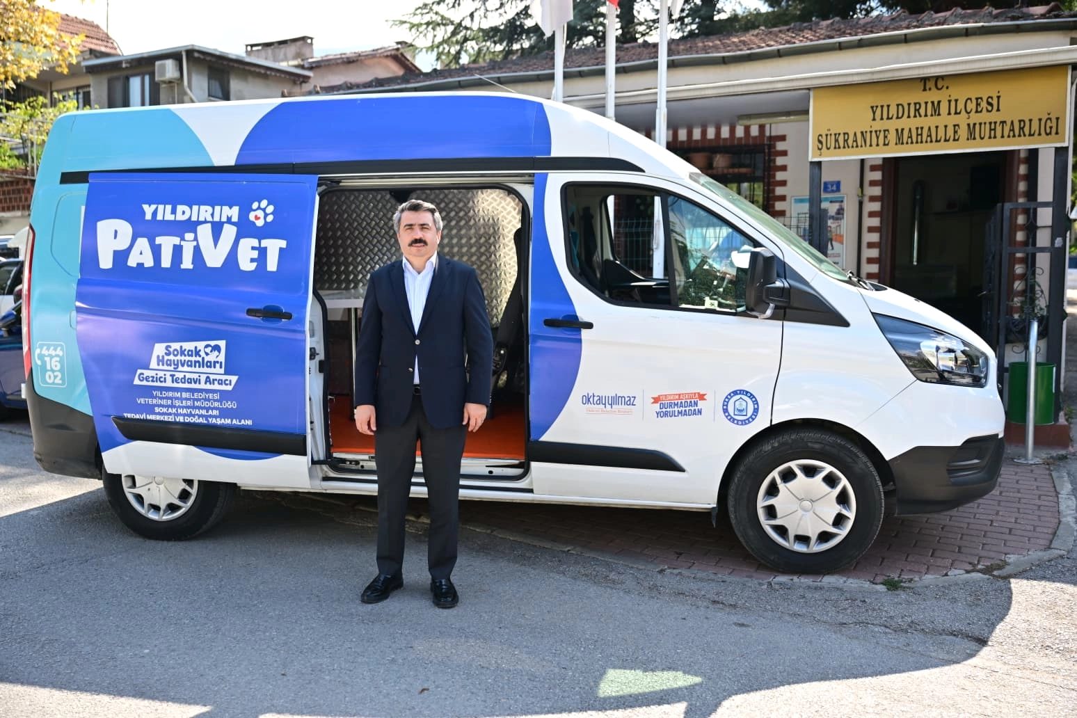 Yıldırım'da sahipsiz hayvanlara mobil destek hizmetleri ile acil yardım, besleme