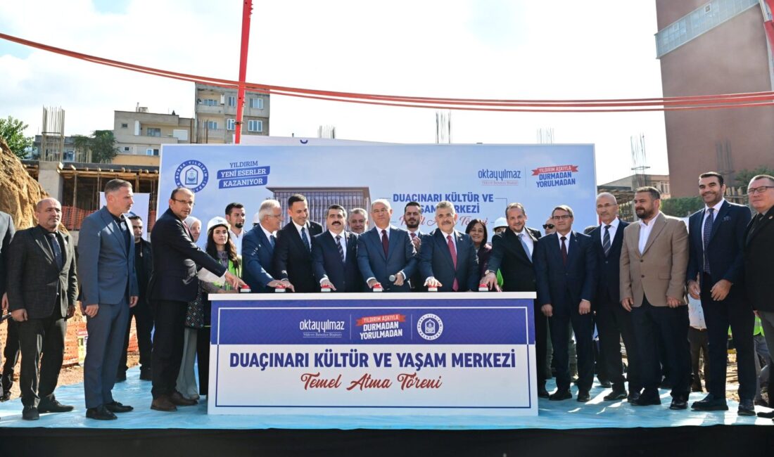 Yıldırım’da yeni kültür merkezi temeli atıldı. Şehir yaşamına değer katacak