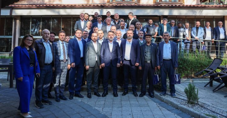 Bursa Büyükşehir Belediye Başkan Vekili Şahin Biba, Orhaneli ilçesi muhtarlarıyla