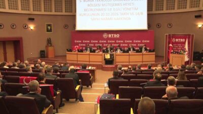 BTSO Meclisinde TEKNOSAB heyetinin ziyareti ve şeffaflık tartışmasında öne çıkan