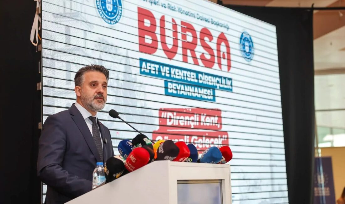 Bursa, Afet Beyannamesiyle dayanıklılığını artırarak afetlere karşı güçleniyor. Güvenli ve