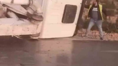 Bursa Uludağ yolu üzerinde devrilen vinç kazasıyla ilgili detaylar, kazanın