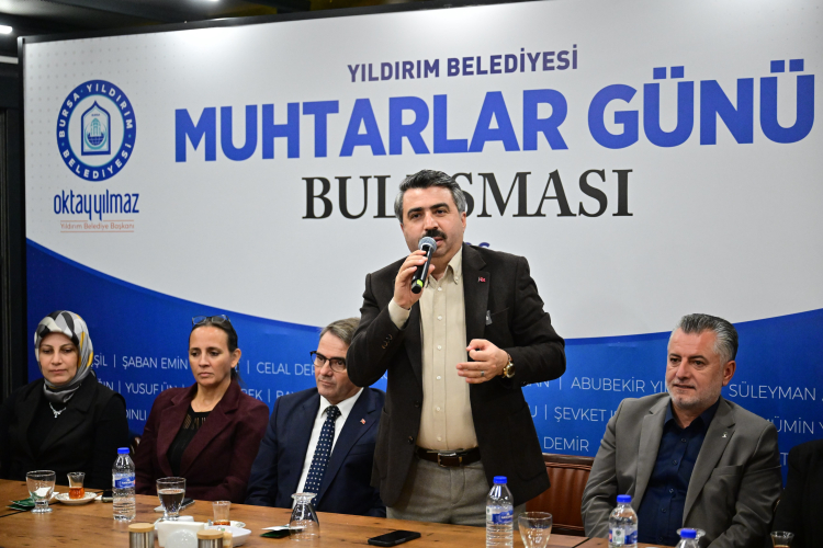 Bursa Yıldırım’da Muhtarlar Günü Kutlaması