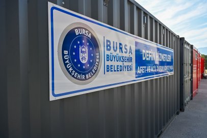 Bursa’da Afet Konteynerleri Üç Parka Yerleştirildi