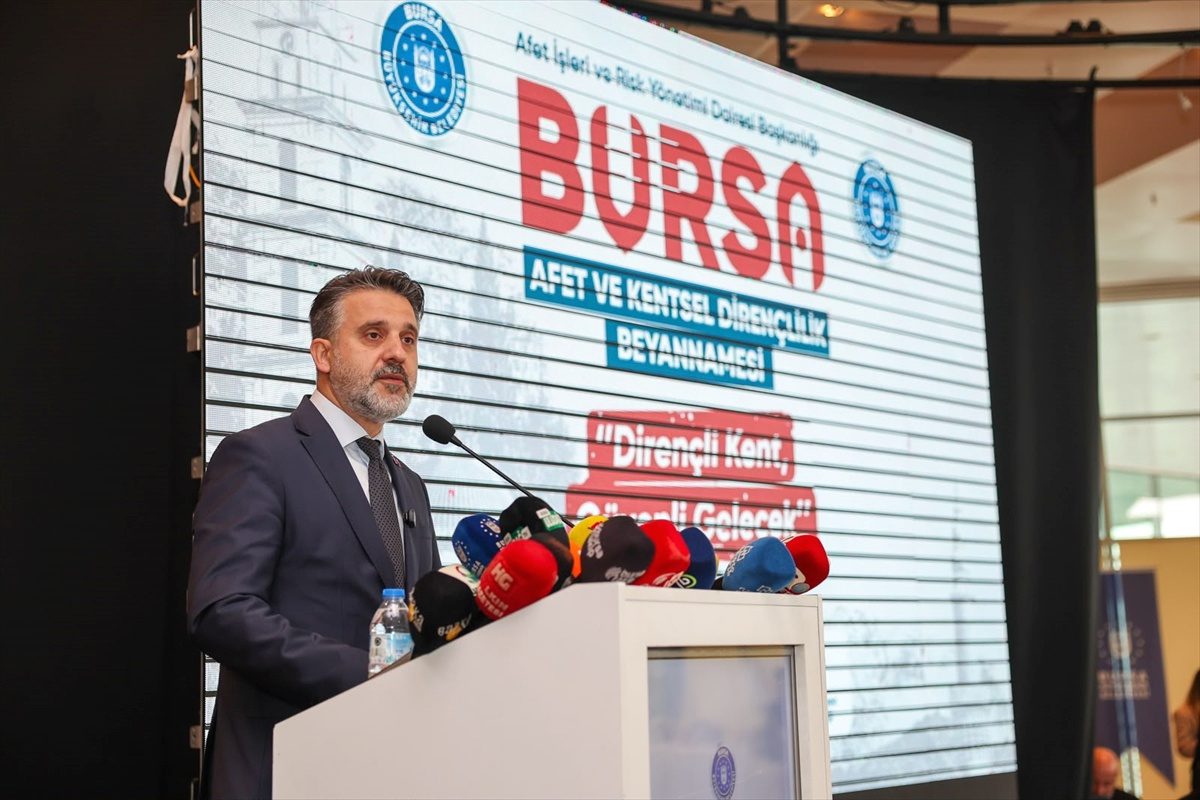 Bursa'da afet ve kentsel dirençlilik Beyannamesi imzalandı; sürdürülebilir şehir yaşamı