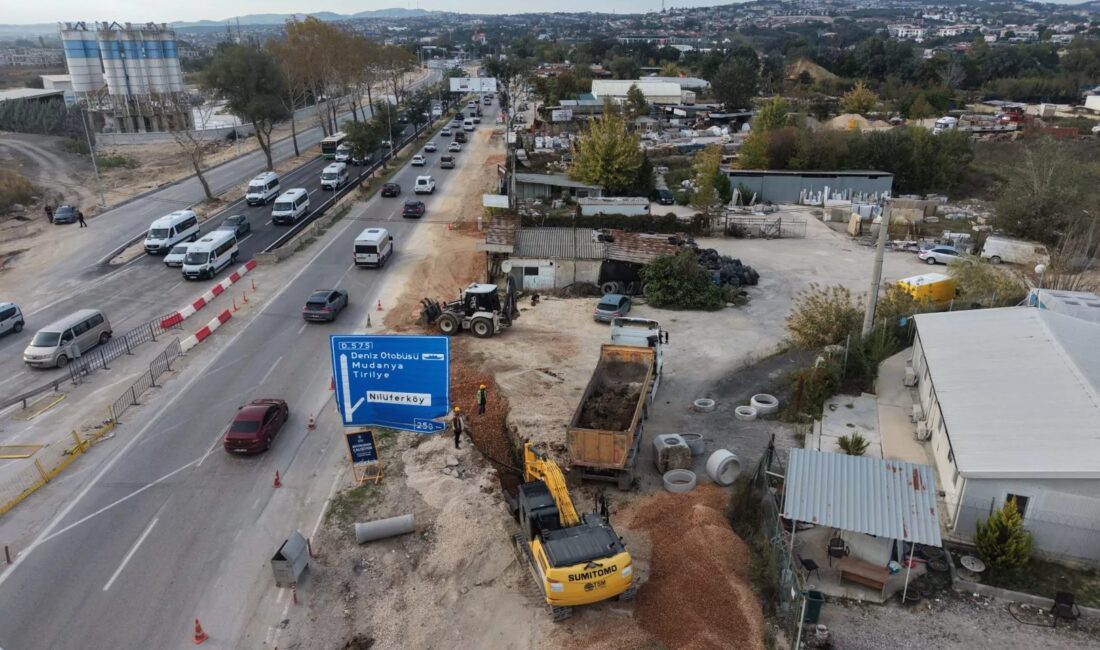 Bursa'da altyapı seferberliği başlatıldı. Şehirde altyapı yatırımları hız kazanarak yaşam
